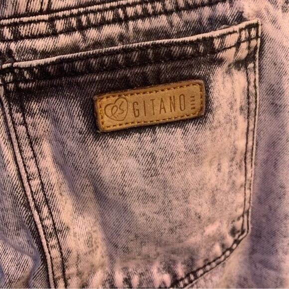 Vintage Gitano 90"s High Rise Distressed Acid Washed Mom Jeans. Size 20 Long - Picture 10 of 15